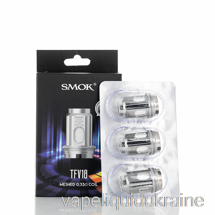 Vape Ukraine SMOK TFV18 Replacement Coils 0.15ohm Dual Mesh Coils